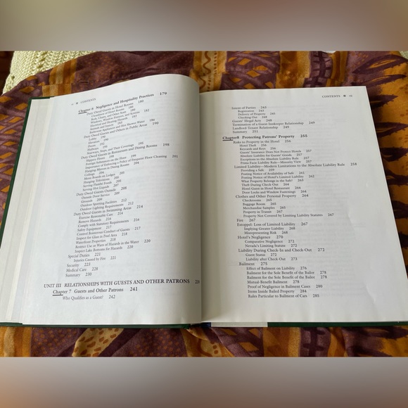 Hotel, Restaurant, and Travel Law Book A Preventive Approach—6th Edition Vintage - Picture 6 of 13